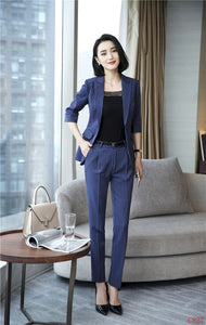 Neat & Organized Pinstripe Suit - Inspire Professional Clothing