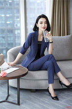 Load image into Gallery viewer, Neat &amp; Organized Pinstripe Suit - Inspire Professional Clothing