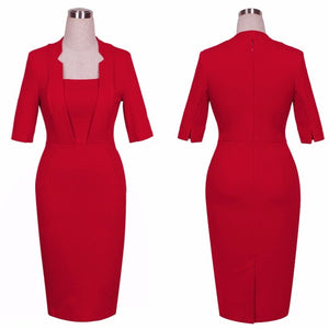 Pencil Sheath Dress INSPIRED from Royalty - Inspire Professional Clothing