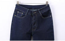Load image into Gallery viewer, High Waist Skinny Jean - Dark Blue - Inspire Professional Clothing