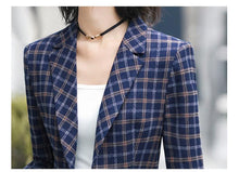 Load image into Gallery viewer, Outside the Box Plaid Blazer - Inspire Professional Clothing