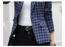 Load image into Gallery viewer, Outside the Box Plaid Blazer - Inspire Professional Clothing