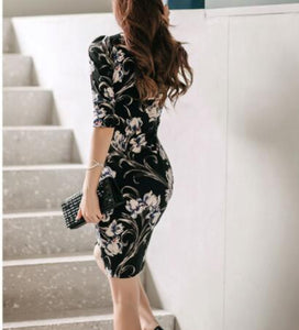 Oh Wow Floral Dress - Inspire Professional Clothing