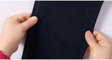 Load image into Gallery viewer, High Waist Skinny Jean - Dark Blue - Inspire Professional Clothing