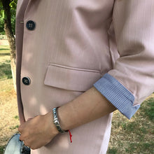 Load image into Gallery viewer, Suit Jacket - Double Breasted with Striping and Designed Cuff - Inspire Professional Clothing