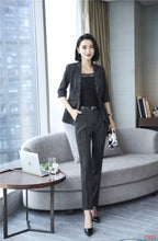 Load image into Gallery viewer, Neat &amp; Organized Pinstripe Suit - Inspire Professional Clothing