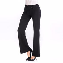 Load image into Gallery viewer, Low Waist Regular Fit Flare Pants - Inspire Professional Clothing