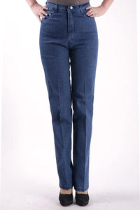 High Waist Regular Straight Jeans - Various Colors - Inspire Professional Clothing