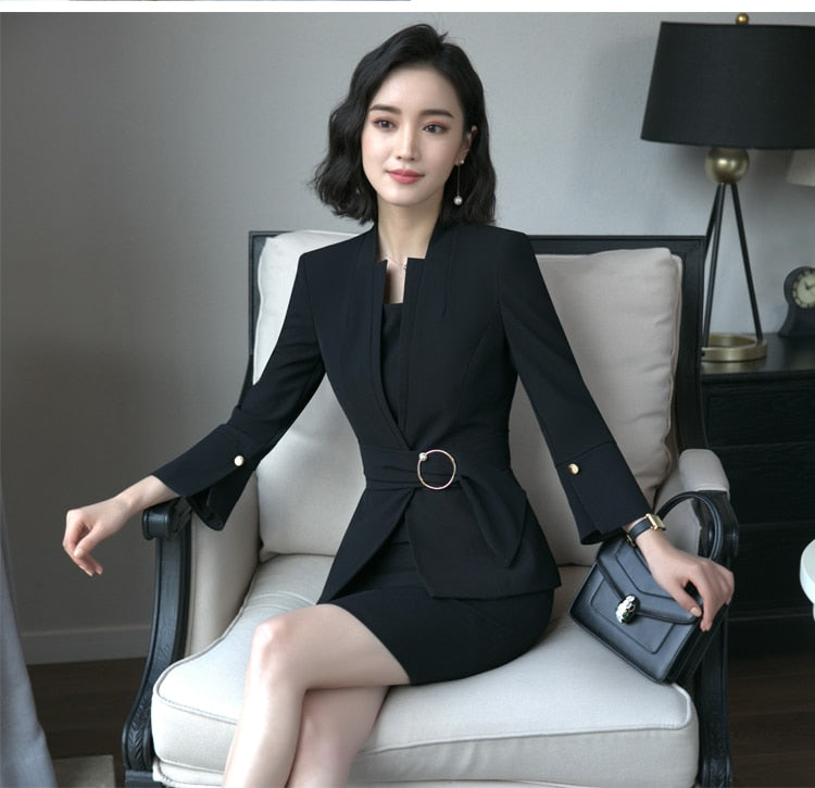 It's a Wrap! Halter Dress & Matching Blazer Black / XL It's a Wrap! Halter Dress & Matching Blazer Black / XL