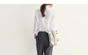 Long Sleeve Linen Shirt - Inspire Professional Clothing