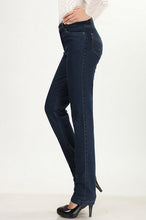 Load image into Gallery viewer, High Waist Straight Full Length Jeans - Inspire Professional Clothing