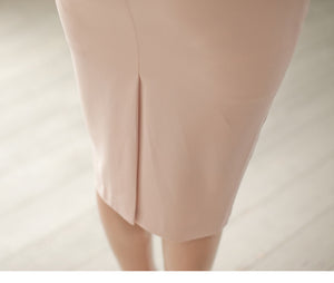 Short Sleeve Classic Pencil Dress - Inspire Professional Clothing
