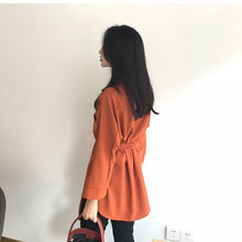 Load image into Gallery viewer, Three Quarter Sleeve Button Up Blouse with Sash - Inspire Professional Clothing