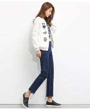 Load image into Gallery viewer, High Waist Full Length Straight Jeans - Inspire Professional Clothing