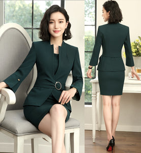 It's a Wrap! Halter Dress & Matching Blazer - Inspire Professional Clothing