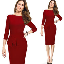 Load image into Gallery viewer, Check the Time Dress - Inspire Professional Clothing