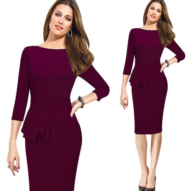 Check the Time Dress - Inspire Professional Clothing