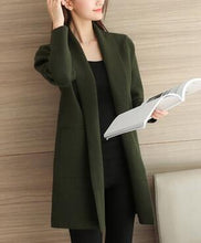 Load image into Gallery viewer, Keep Me Warm Long Cardigan with Color Options - Inspire Professional Clothing