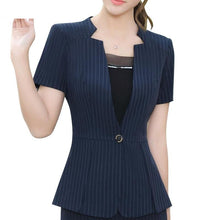 Load image into Gallery viewer, Time to Meet Pinstripe Jacket - Inspire Professional Clothing