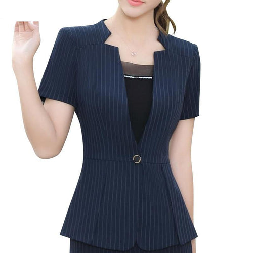 Time to Meet Pinstripe Jacket - Inspire Professional Clothing