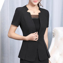 Load image into Gallery viewer, Time to Meet Pinstripe Jacket - Inspire Professional Clothing
