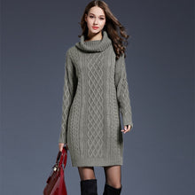 Load image into Gallery viewer, Warm-Dress Cold-Office Friday Dress - Inspire Professional Clothing