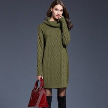 Load image into Gallery viewer, Warm-Dress Cold-Office Friday Dress - Inspire Professional Clothing
