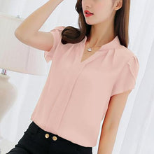 Load image into Gallery viewer, No Worries Chiffon Blouse - Inspire Professional Clothing