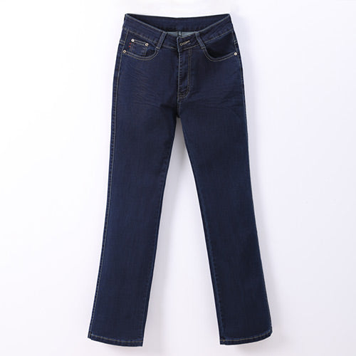 High Waist Skinny Jean - Dark Blue - Inspire Professional Clothing