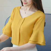 Load image into Gallery viewer, Just a Little Drama Blouse - Inspire Professional Clothing
