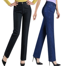 Load image into Gallery viewer, High Waist Regular Straight Jeans - Various Colors - Inspire Professional Clothing