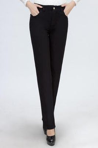 High Waist Regular Straight Jeans - Various Colors - Inspire Professional Clothing