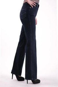 High Waist Regular Straight Jeans - Various Colors - Inspire Professional Clothing