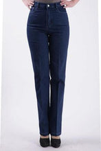 Load image into Gallery viewer, High Waist Regular Straight Jeans - Various Colors - Inspire Professional Clothing
