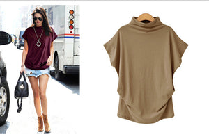 Short Sleeve Scallop Edge Blouse - Inspire Professional Clothing