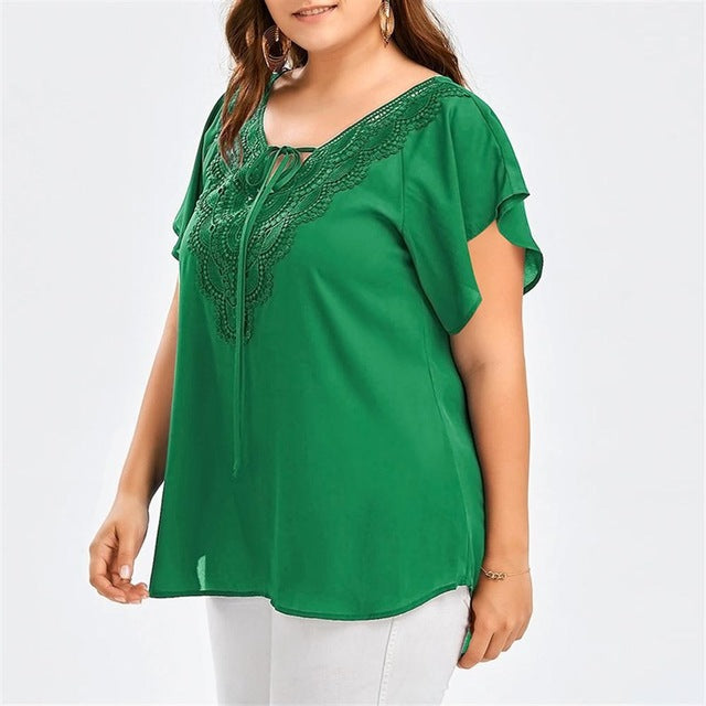 Email & Lace Blouse - Inspire Professional Clothing