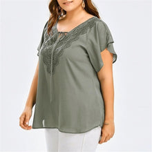 Load image into Gallery viewer, Email &amp; Lace Blouse - Inspire Professional Clothing