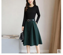 Load image into Gallery viewer, Skirt Combo - 2 Piece: Long Sleeve Top with Skirt Bottom - Inspire Professional Clothing