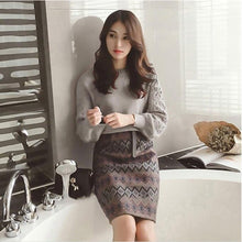 Load image into Gallery viewer, Sweater Skirt Combo - 2 Piece - Inspire Professional Clothing