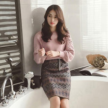 Load image into Gallery viewer, Sweater Skirt Combo - 2 Piece - Inspire Professional Clothing