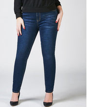 Load image into Gallery viewer, High Waist Skinny Jeans with Decorative Waist - Inspire Professional Clothing