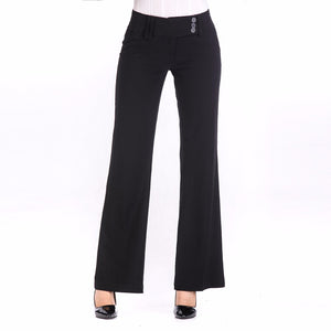 Low Waist Regular Fit Flare Pants - Inspire Professional Clothing
